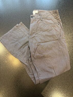Calvin Klein Men's 34/30 Grey Dress Pants